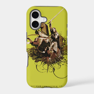 Aragorn Riding a Horse Vector Collage