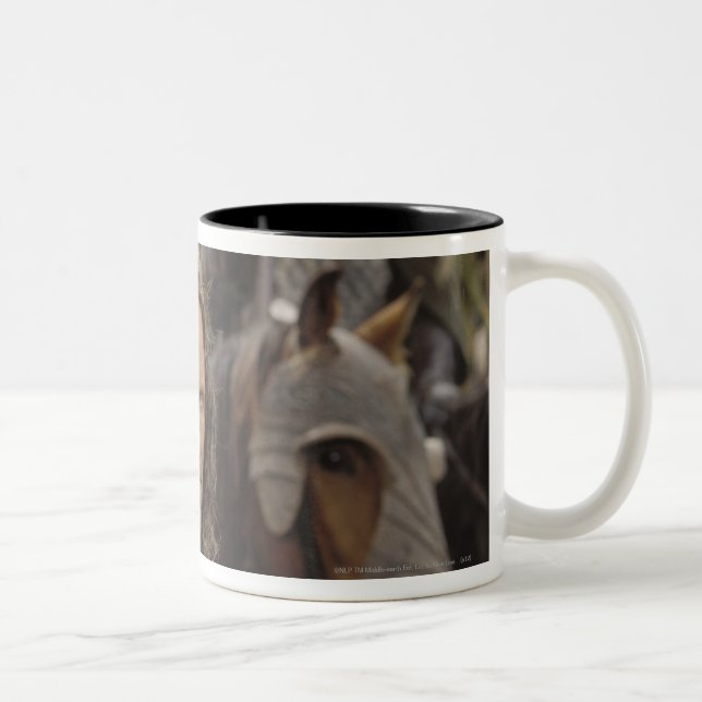 Aragorn with horse Two-Tone coffee mug (Right)