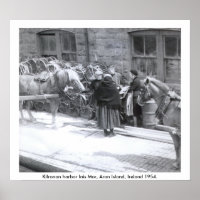 Aran Island Inis Mor, Kilronan Harbour Scene
