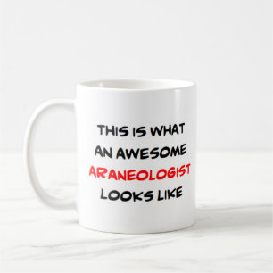 araneologist, awesome coffee mug