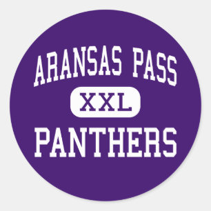 Aransas Pass - Panthers - High - Aransas Pass Classic Round Sticker
