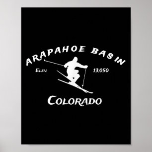 Arapacute Ss Cute Ss Basin Ski Colorado Elev 13050 Poster