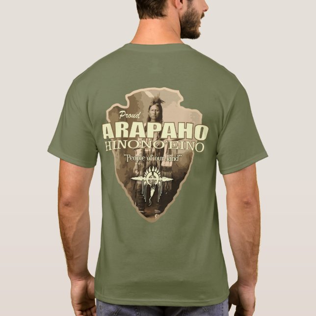 Arapaho (arrowhead) T-Shirt (Back)