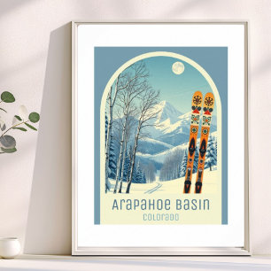 Arapahoe Basin Colorado ski resort Poster