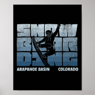 Arapahoe Basin Colorado Snowboarding Resort Cool S Poster