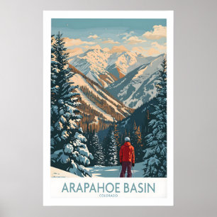 Arapahoe Basin Ski Poster 1