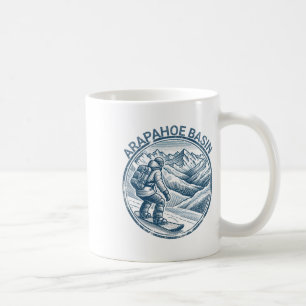 Arapahoe Basin Snowboarding Snowboarder Coffee Mug
