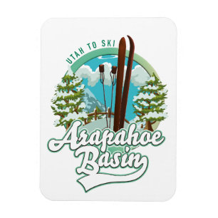 Arapahoe Basin Utah ski logo Magnet