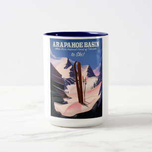 Arapahoe Basin,White River National Forest Ski Two-Tone Coffee Mug
