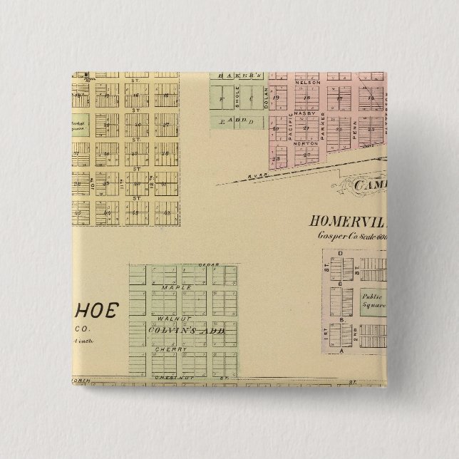 Arapahoe, Nebraska 15 Cm Square Badge (Front)