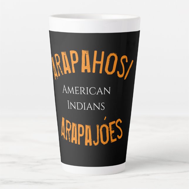 Arapahos/Arapajóes american indians T-Shirt Hoodie Latte Mug (Front)