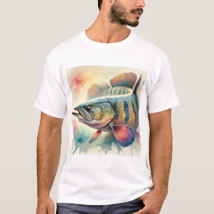 Arapaima Fish 170624AREF127 - Watercolor T-Shirt