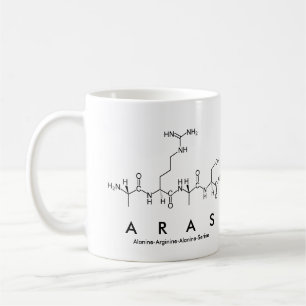 Aras peptide name mug