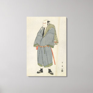 Arashi Ryu_zo as Heiemon, 1795 Canvas Print