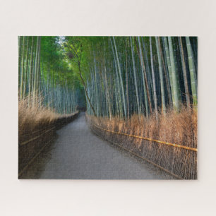 Arashiyama Bamboo Grove in Kyoto Japan Jigsaw Puzzle