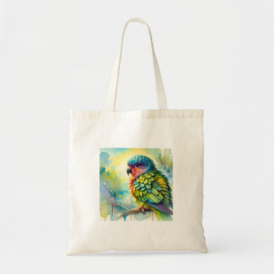 Aratinga Parakeet 151024AREF102 - Watercolor Tote Bag