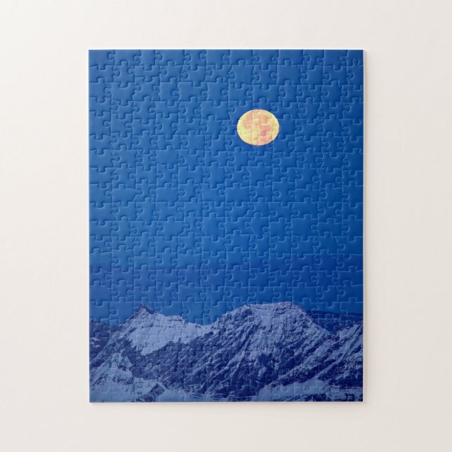 Aravis Mountains | Mont Blanc Range Jigsaw Puzzle (Vertical)