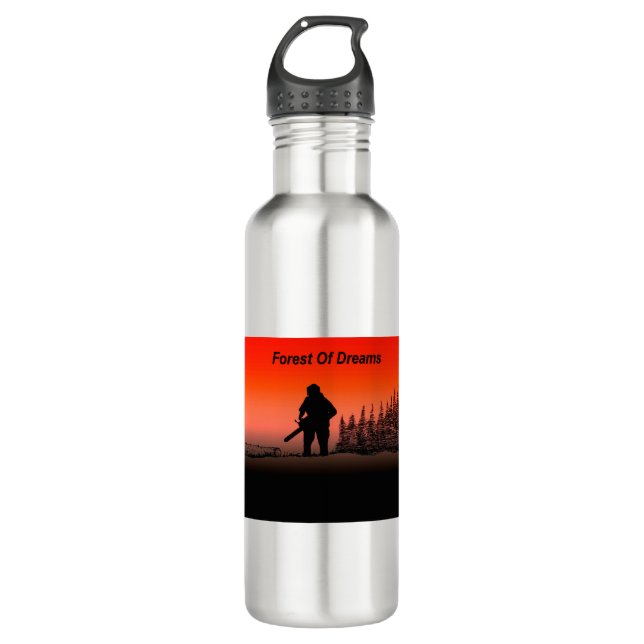 Arb Art Arborist Tree Surgeon Chainsaw  Landscape 710 Ml Water Bottle (Front)
