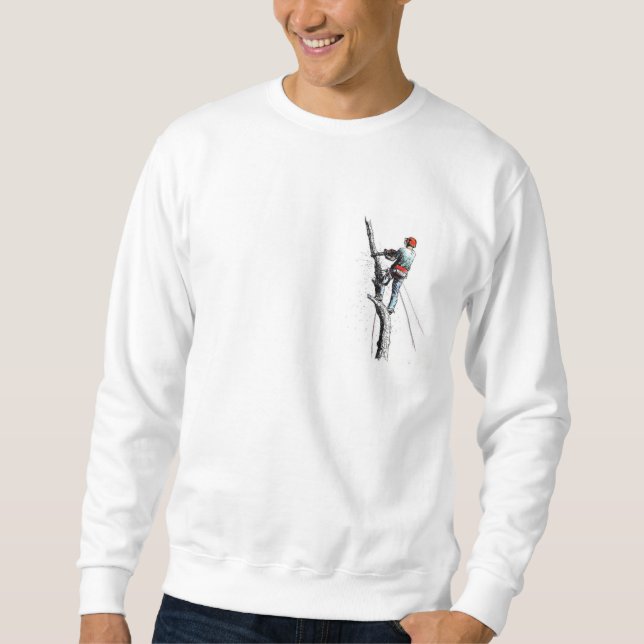 Arb Art for Arborist and Tree Surgeons . Sweatshirt (Front)