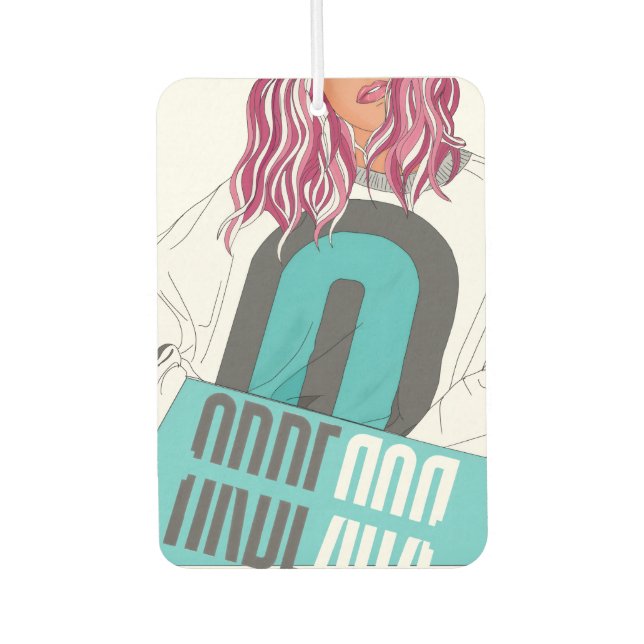 Arberor Brand Car Air Freshener – Bold Logo Design (Front)