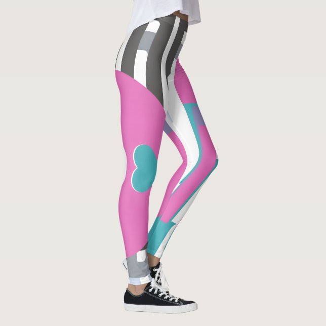Arberor Brand Logo Leggings – Modern Activewear  (Right)