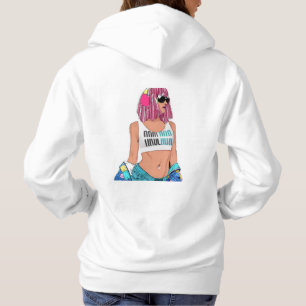 Arberor Brand White Hoodie – Modern Urban Brand