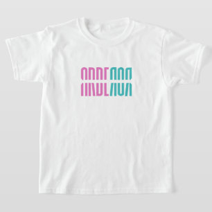 Arberor Girls’ Basic T-Shirt – Bold Graphic Design