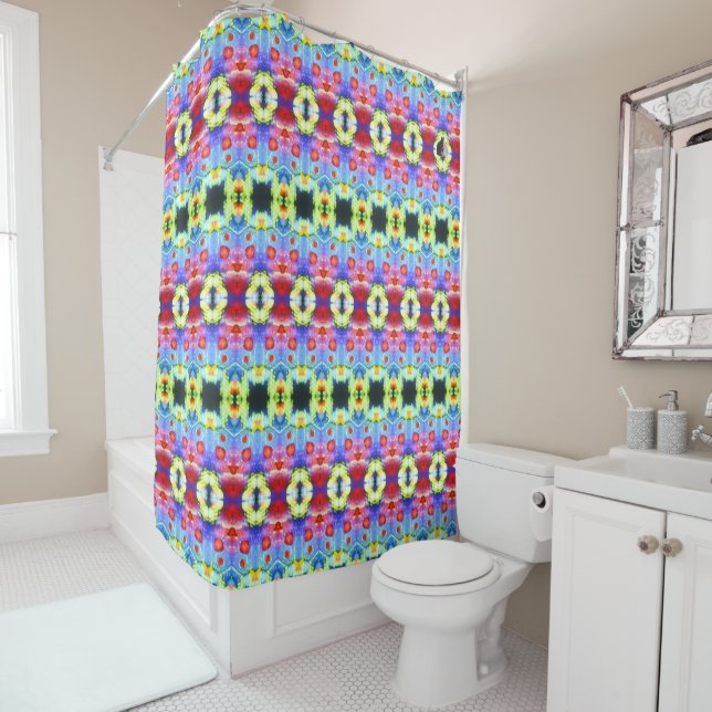 Arbitrarials KCFX Shower Curtain (In Situ)