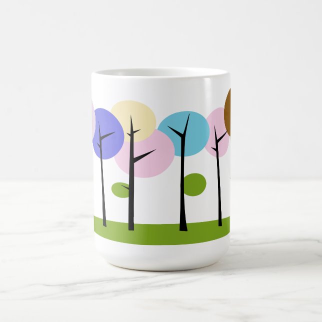 Árboles Colores Mug (Center)