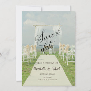 Arbor Beach Wedding Save The Date
