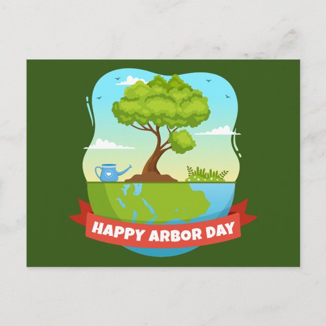 Arbor Day Postcard (Front)