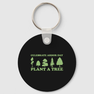 Arbor Day Tree Care Plant More Trees Key Ring