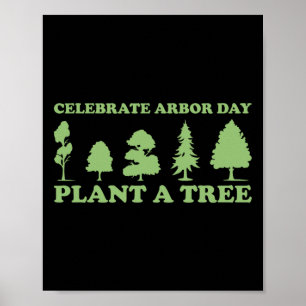 Arbor Day Tree Care Plant More Trees Poster