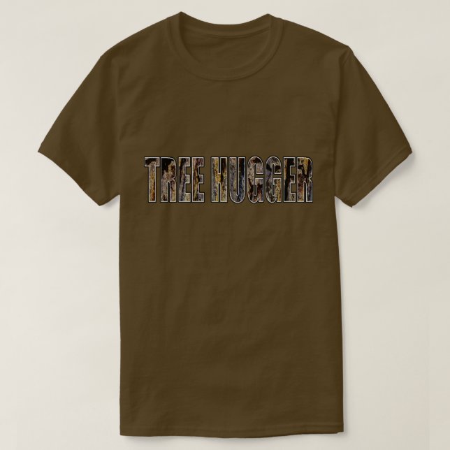 Arbor Day Tree Hugger Mens T-shirt (Design Front)
