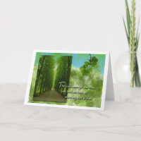 Arbor Day Walking Path With Trees