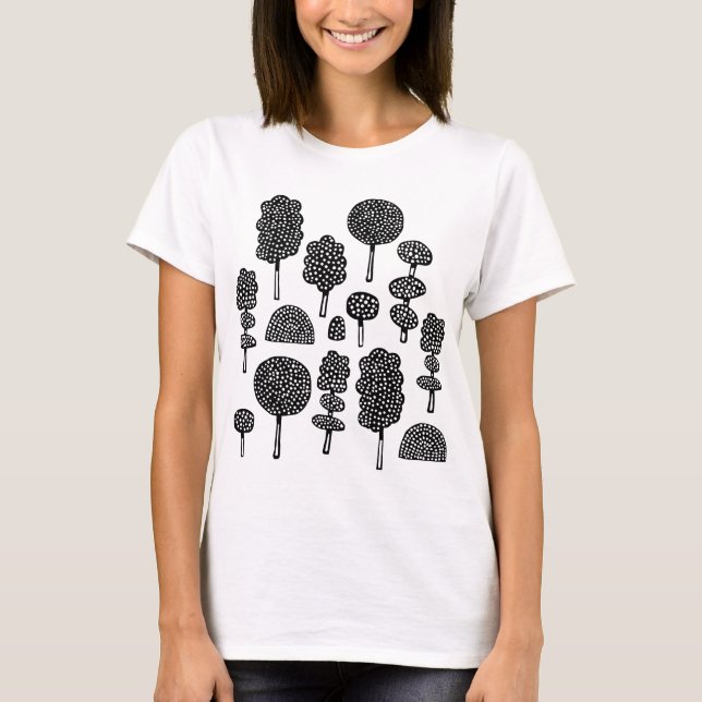 Arboretum 230715 - Black T-Shirt (Front)