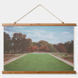 Arboretum Landscape, Lomochrome Purple Hanging Tapestry