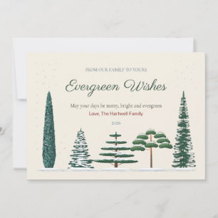 Arboretum Treeline Family Christmas Card
