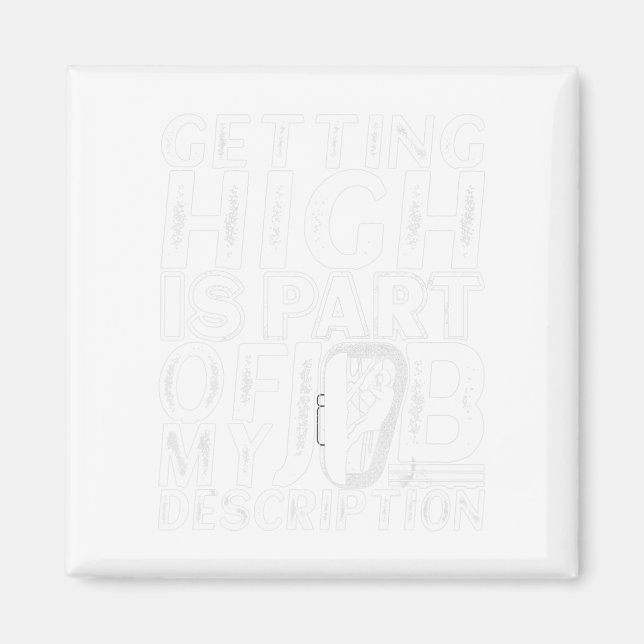 Arborist Apparel Arborist Tree Climbing Tree Trimm Magnet (Front)