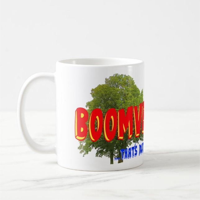 Arborist: Boomverzorger dutch for superhero funny Coffee Mug (Left)