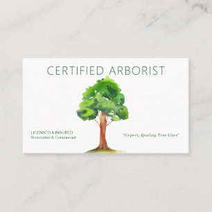Arborist Business Card