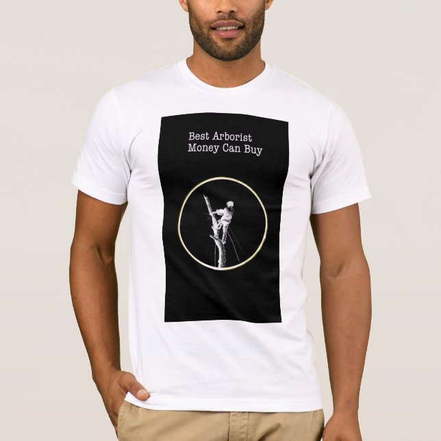 Arborist chainsaw gift T-Shirt (Front)