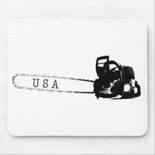 Arborist chainsaw tree surgeon Gift Present Mouse Mat