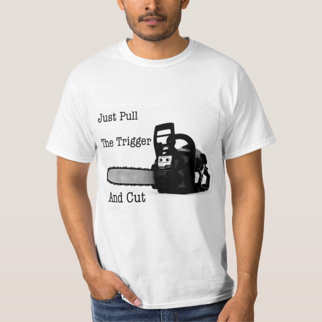 Arborist chainsaw Tree Surgeon gift. T-Shirt (Front)