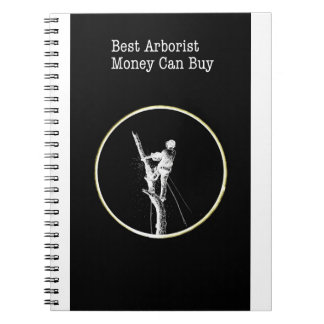 Arborist chainsaw tree surgeon notebook