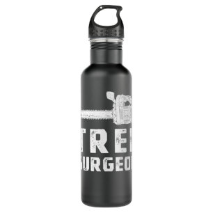 Arborist Chainsaw , Tree Work Lumberjack Tee Gift 710 Ml Water Bottle