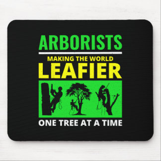 Arborist Dad Tree Lovers Arboriculture Tree Surgeo Mouse Mat