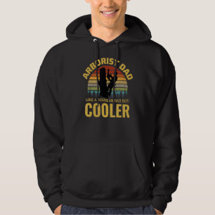 Arborist Dad Tree Surgeon Climbing Vintage Retro F Hoodie