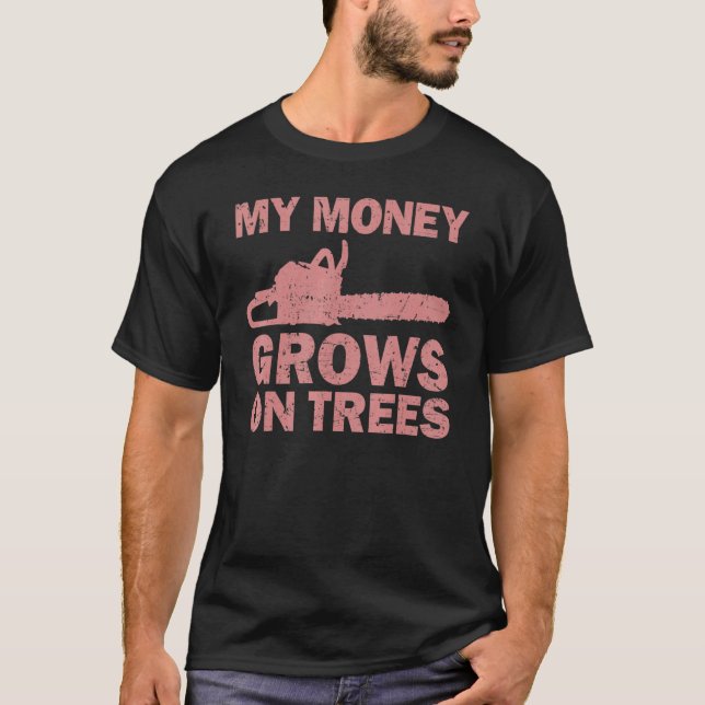 Arborist Logger Men Cool Tree Climber Lumberjack _ T-Shirt (Front)