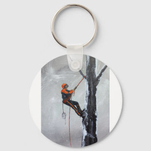 Arborist Long Haul Husqvarna Key Ring
